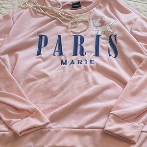 DISNEY 🎀🌸 Aristocats Mary Baby Pink Cozy Sweater